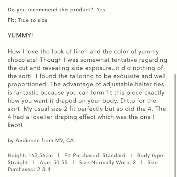 100% Linen Anthropologie NWT Faithfull Halter Cutout Linen MIDI Dress 10. - Picture 9 of 13